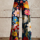 Léna™ | Pantalones Amplios Florales