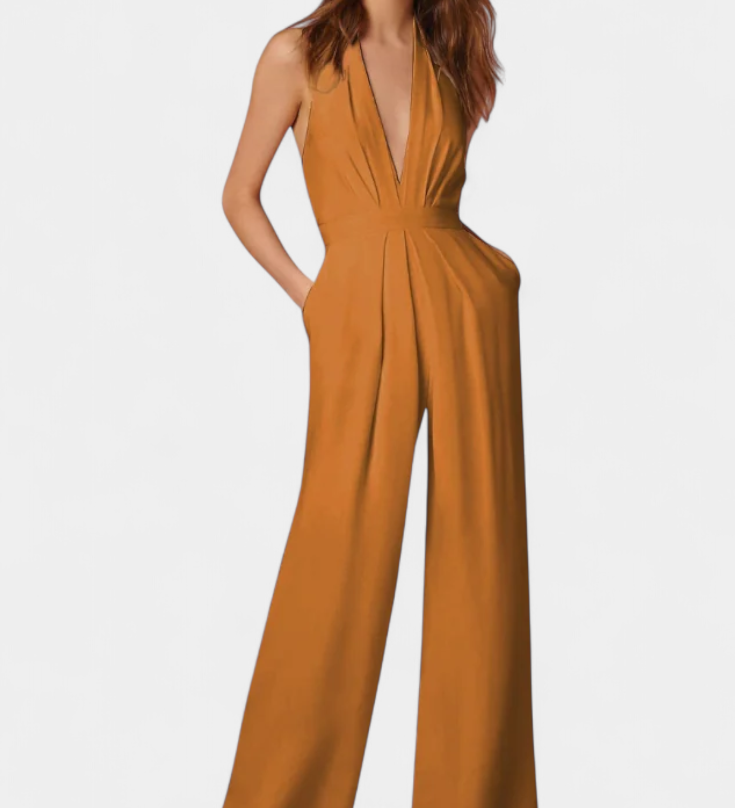 Lila Mono de Pierna Ancha con Elegancia Ligera