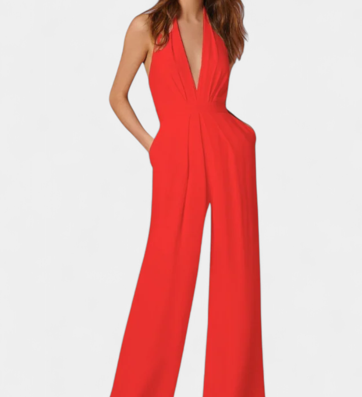 Lila Mono de Pierna Ancha con Elegancia Ligera
