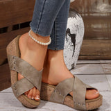 Oakley – Sandalias Wedge Boho